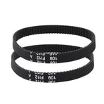 2Pcs Set GT2 Synchronous Wheel 20&60 Teeth 5mm Bore Aluminum Timing Pulley with 2Pcs Length 200mm Width 6mm Belt