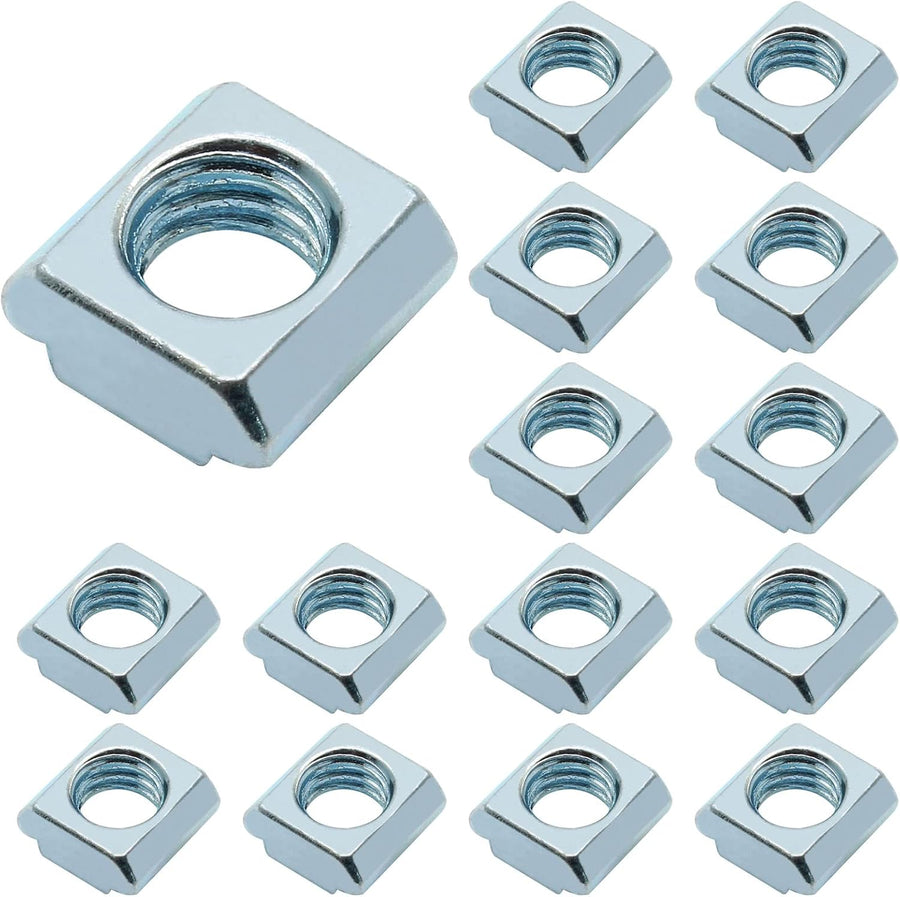 30pcs 2020 Series M6 T Nuts, Tee Sliding Slot Nuts Hammer Head Fastener Nut