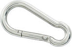 4Pack 2 inch Flag Pole Snap Clip Hooks Flagpole Attachment Spring Snap Hook Stainless Steel Carabiner Clips Heavy Duty Quick Link Carabiners for Indoor & Outdoor
