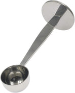 2-in-1 Coffee Scoop Stainless Steel Measuring and Tamping Coffee Spoon(15ml)-1pc