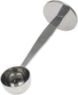 2-in-1 Coffee Scoop Stainless Steel Measuring and Tamping Coffee Spoon(15ml)-1pc