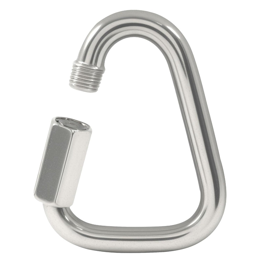 4.1 Inch Delta Quick Link, Stainless Steel Triangle Quick Connector M12 Heavy Duty Chain Connector (1 Pack, 2517 Lbs Capacity)