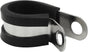 20 PCS 5/8 Inch Cable Clamp 304 Stainless Steel Pipe Clamp, Rubber Cushioned Insulated