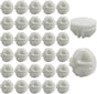 32 Pack White Plastic Cube Connectors, Wire Grid Cube ABS Connectors Modular Closet Storage Organizer, DIY Wire Shelves for Home/Office
