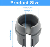 50 PCS 1/2 Inch Non-Metallic Cable Connector, Quick Installation Labor Saving Cable Connector for 14/2-10/3 AWG Single Cable, 14/2-12/2-14/3 AWG Two Cables