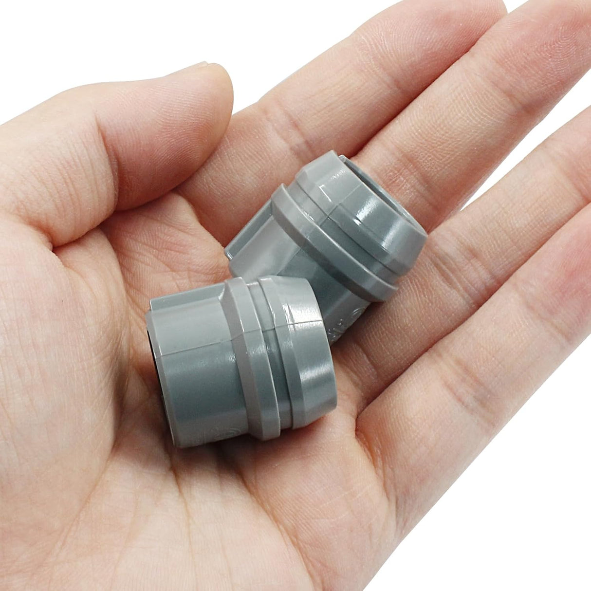 50 PCS 1/2 Inch Non-Metallic Cable Connector, Quick Installation Labor Saving Cable Connector for 14/2-10/3 AWG Single Cable, 14/2-12/2-14/3 AWG Two Cables