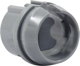 50 PCS 1/2 Inch Non-Metallic Cable Connector, Quick Installation Labor Saving Cable Connector for 14/2-10/3 AWG Single Cable, 14/2-12/2-14/3 AWG Two Cables