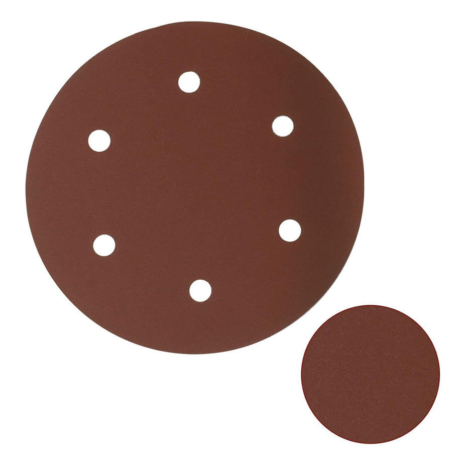 15 Pack 9 Inch 6 Hole Sanding Discs, 180 Grit Hook and Loop Sandpaper, Drywall Sanding Pads for Drywall Sander/Home Improvement Enthusiasts
