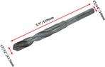 Reduced Shank Drill Bit 17/32"/13.5mm Drilling Dia High Speed Steel Straight Shank Drill Bit