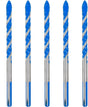 5pcs Masonry Drill Bit 15/64" Drilling Dia Carbide Drill Bit for Glass, Tile and Ceramic
