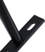 Floating Shelf Brackets 3-inch Heavy Duty Hidden Brackets Black Invisible Shelf Support for Floating Wood Shelves - 4pcs