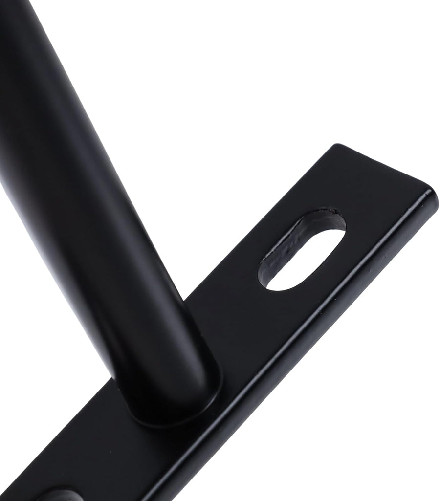 Floating Shelf Brackets 3-inch Heavy Duty Hidden Brackets Black Invisible Shelf Support for Floating Wood Shelves - 4pcs