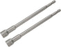 Hex Shank Magnetic Power Nut Driver Bit Set 10mm Hex Socket Extension Long Metric Hex Driver Bits -2pcs