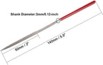 Triangle Diamond Needle Files 5.5"/140mm Length - 10pcs
