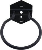 Pegboard Power Tool Holders Pegboard Hooks Heavy Duty Metal Steel 3/8" Square Hole Loop Peg Hooks Suitbale for 1.5" Spaced Pegboards Wall Hooks for Organizing Tools Black 3" Loop Dia- 2pcs