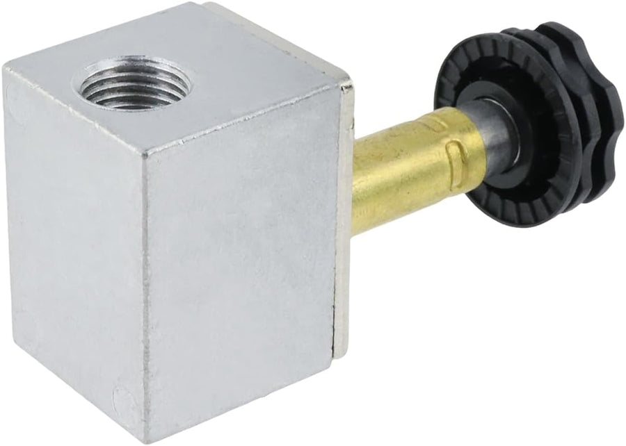 Electric Solenoid One Way Air Valve Body Aluminum Power-Off Vent Exhaust Valves Body for Air Compresspr