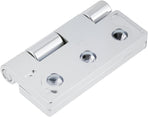 Butt Hinge Zinc Alloy Cabinet Hinges Polished Chrom Silver Residential Bed Room Hinge for Doors Hardware 2.56" x 2.16" -2pcs