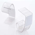 Efavormart 12 PCS Adjustable Clear Plastic Large Table Skirt Clips for Wedding Party Event Decoration - 3"