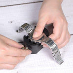 Watch Back Case Cover Remover Holder Tool Adjustable 36mm PE Black