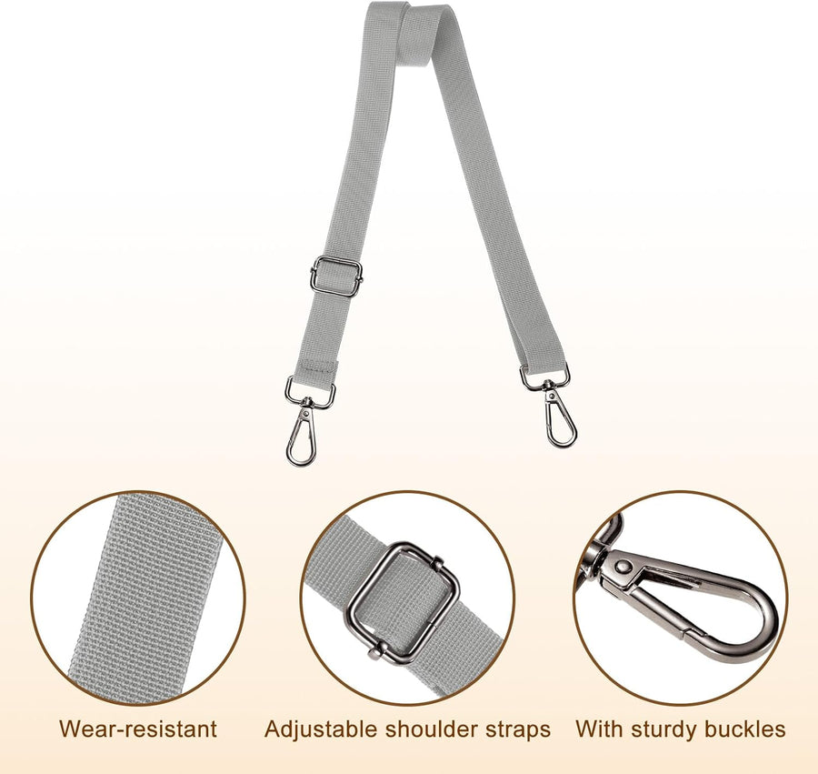 Wide Shoulder Strap, Adjustable Crossbody Purse Strap Replacement for Shoulder Bag Handbag, Buckle