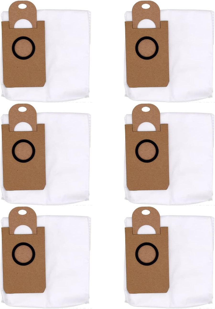 6 Pack Dust Bags for iHome AutoVac Nova Self Empty Robot Vacuum Replacement Accessory Parts