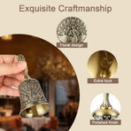 Hand Bell Ringing Bells Loud Service Call Bells Handbells for Seniors Bedside Wedding Dinner Meditation