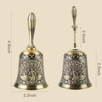 Hand Bell Ringing Bells Loud Service Call Bells Handbells for Seniors Bedside Wedding Dinner Meditation