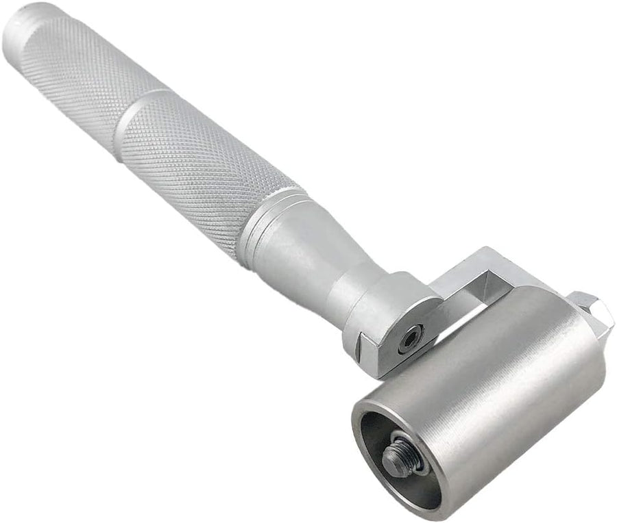 1.5" Stainless Steel Home Wallpaper Seam Roller Wall Paper Construction Tool Seam Flat Roller Paint Tool