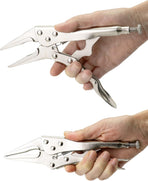 2 Pack Original Locking Pliers - 9" Long Nose, Curved Jaw, 2-3/4" Max Opening