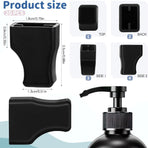 Coffee Syrup Pump Tip Covers, 20 Pack Syrup Pump Caps Black Rubber Syrups Caps Portable Practical Pourer Cap Keep Syrups Sugar Condiments Olive Clean for Pour Dispenser, Oil Liquor Bottle