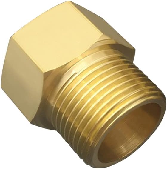 3/4" NPT Thread Female × 3/4" NPT Thread Male Brass Pipe Fitting Adapter （pack of 2)