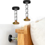 Adjustable Threaded Bed Frame Anti-Shake Tool, Headboard Stoppers, Bedside Headboards Prevent loosening Anti-Shake Fixer, Easy Install (30-112mm)