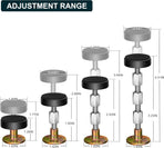 Adjustable Threaded Bed Frame Anti-Shake Tool, Headboard Stoppers, Bedside Headboards Prevent loosening Anti-Shake Fixer, Easy Install (30-112mm)