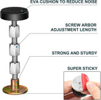 Adjustable Threaded Bed Frame Anti-Shake Tool, Headboard Stoppers, Bedside Headboards Prevent loosening Anti-Shake Fixer, Easy Install (30-112mm)