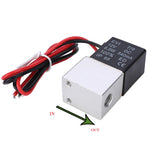 1/8" 12V DC 2 Way Pneumatic Aluminum Electric Solenoid Valve 2V025-08 Normally Closed Fast Response for Air Gas Water N/C