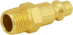 8PCS Brass 1/4 Inch NPT Female and Male Industrial Air Hose Quick Connect Air Plug Fittings