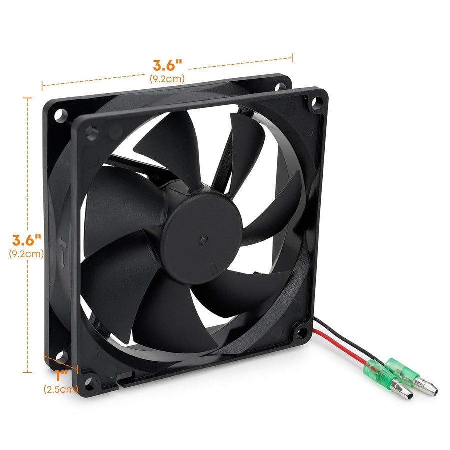 12V Fan Replacement Kit for Green Mountain Davy Crockett and Trek Grill, Combustion Fan for GMG Parts P-1011