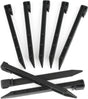 Landscape Edging Garden Stakes - 10 Inch Black Garden Landscape Anchoring Stakes Heavy Duty 12 Pcs Plastic Ground Stakes for Lawn & Garden Yard Borders