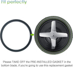 Pack of 6 Replacement Parts Gaskets with Lip Compatible with 900w NutriBullet Extractor Blender