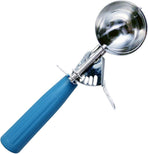Stainless Steel Ice Cream Scoop Set Dishers Scoops Cookie Scoop Set Food Scoop, Right Handed Scoop, Blue Handle (2.48 Inch)