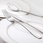 Dinner Forks Set, Food-Grade 18/8 Stainless Steel Forks Silverware, Mirror Polished, Dishwasher Safe - Set of 12, 8 Inches