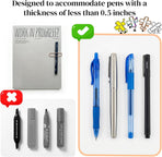 Paperclip Pen Holder, Metal Pen Clips, Heart Shaped+Cross Shaped, 16 Pack