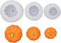 3 Piece Silicone Pumpkin Mould Set 3 Sizes Candle and Chocolate Mould Baking Tray