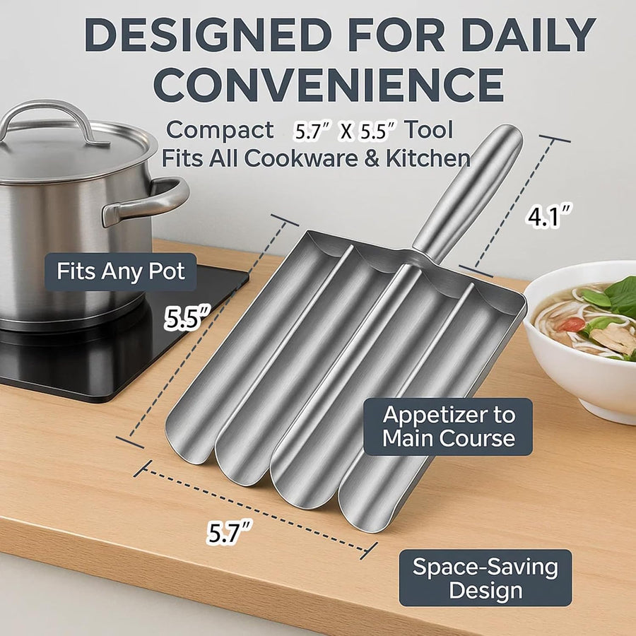 Stainless Steel Silver Meatball Maker Spoon - 1 Piece