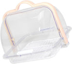 Transparent Food Storage Container with Lid and Drip Tray for Bread Milk Packaging