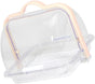 Transparent Food Storage Container with Lid and Drip Tray for Bread Milk Packaging