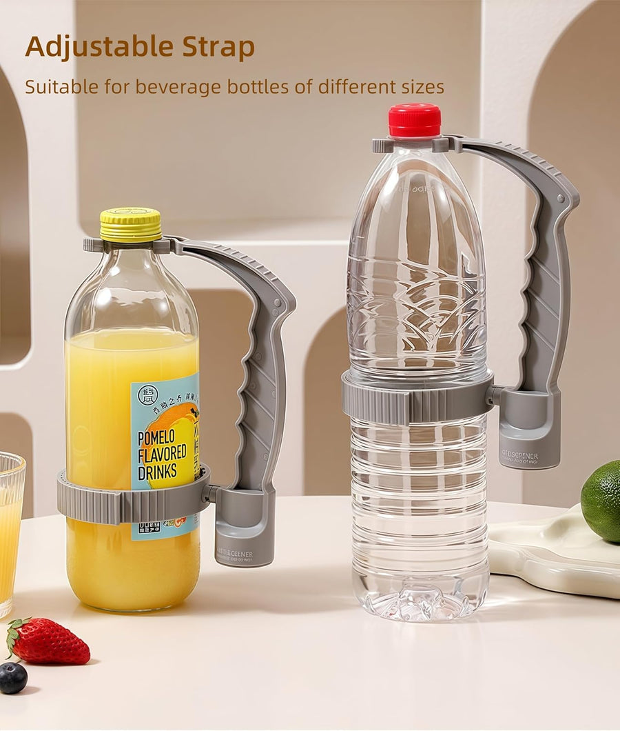 Adjustable Anti-Slip Grip Assist Handle for Large Drink Bottles 2 Pack