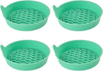 Car Silicone Anti-Slip Mats - Interior Accessories - Green - Pack of 4