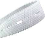 2 Pack Adjustable Elastic Waistbands 5 Meters Black & White Universal Fit for Pants All Sizes Clothing
