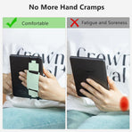Elastic Green Handband for 6-7.5 inch E-book Tablet - High Stretch E-Reader Accessory